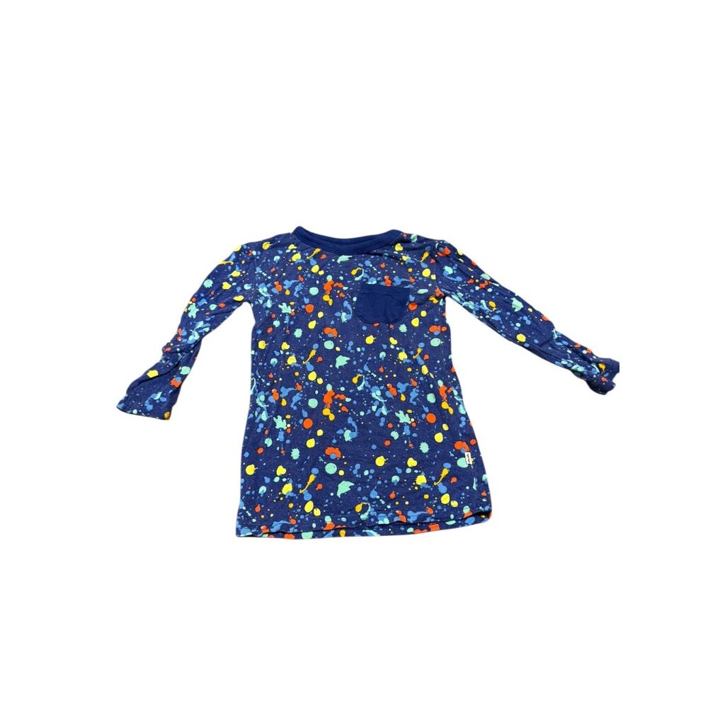 Play by Little Sleepies Paint Party Pocket Long Sleeve Tee Infant Toddler 12-18M